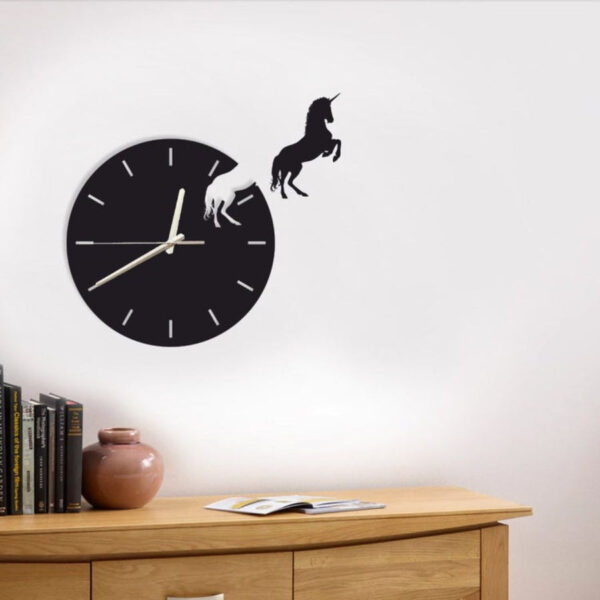Pegasus 3D Wall Clock – Mythical Elegance in Modern Form