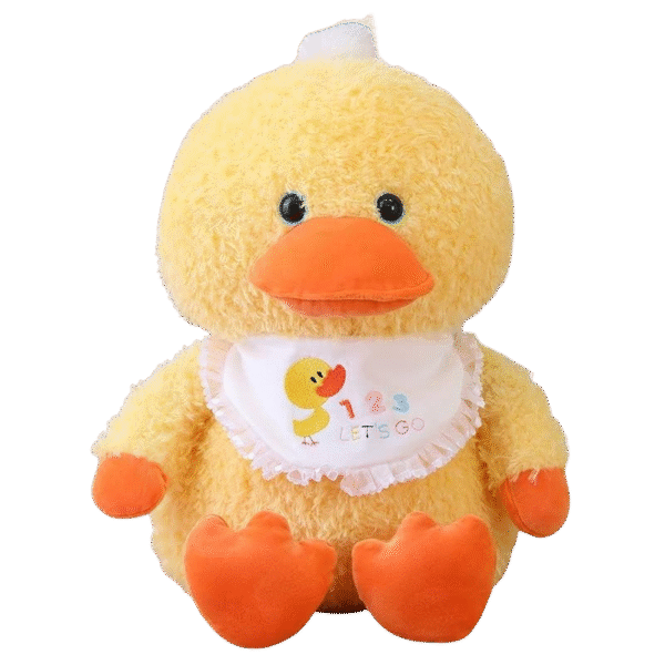 Fluffy Duck Plush - 23cm Soft & Cuddly Stuffed Animal for Kids