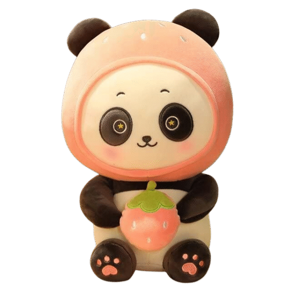 Fruit Panda Plush - 35cm Watermelon Strawberry Cute Stuffed Doll