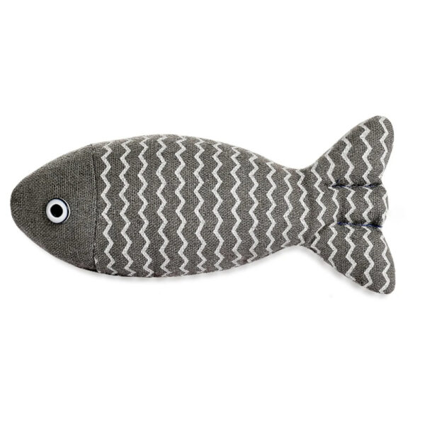 Cat Toy Funny Cat Linen Fish Pillow Self-hey Cat