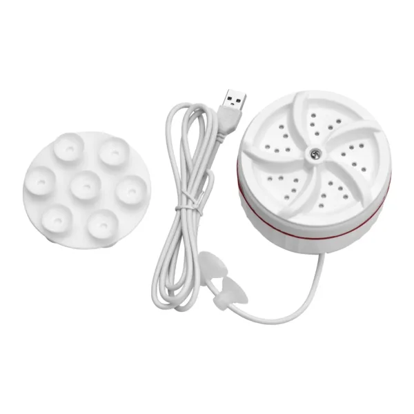 2-in-1 Portable Mini Washing Machine | Ultrasonic USB Washer