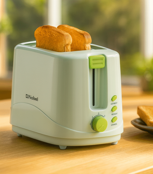 Nobel 2-Slice Toaster – Adjustable Browning & Easy Operation