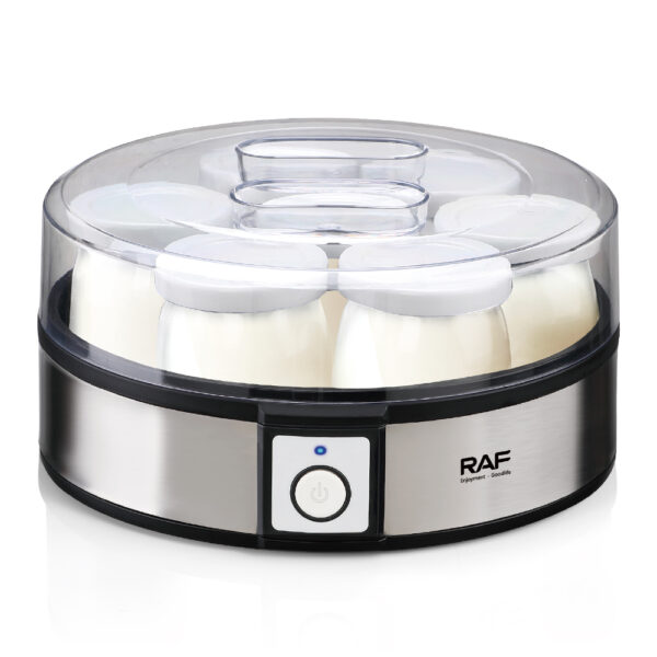 RAF Yogurt Maker with 7 Glass Jars – Electric & Energy Efficient