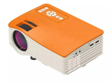 Digital LED Projector – Compact Wired Mirroring for Big-Screen Fun