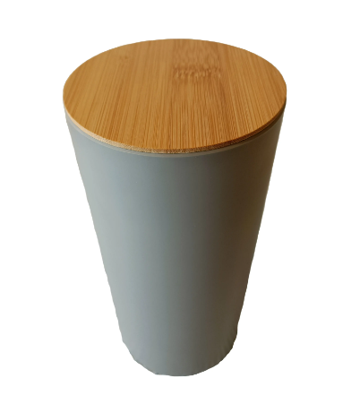 Storage Jar - Sleek Kitchen Container with Bamboo Lid | BPA-Free & Dishwasher Safe