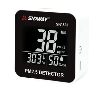 Digital Air Quality Monitor - Laser PM2.5 & Gas Detector with Real-Time Diagnostics
