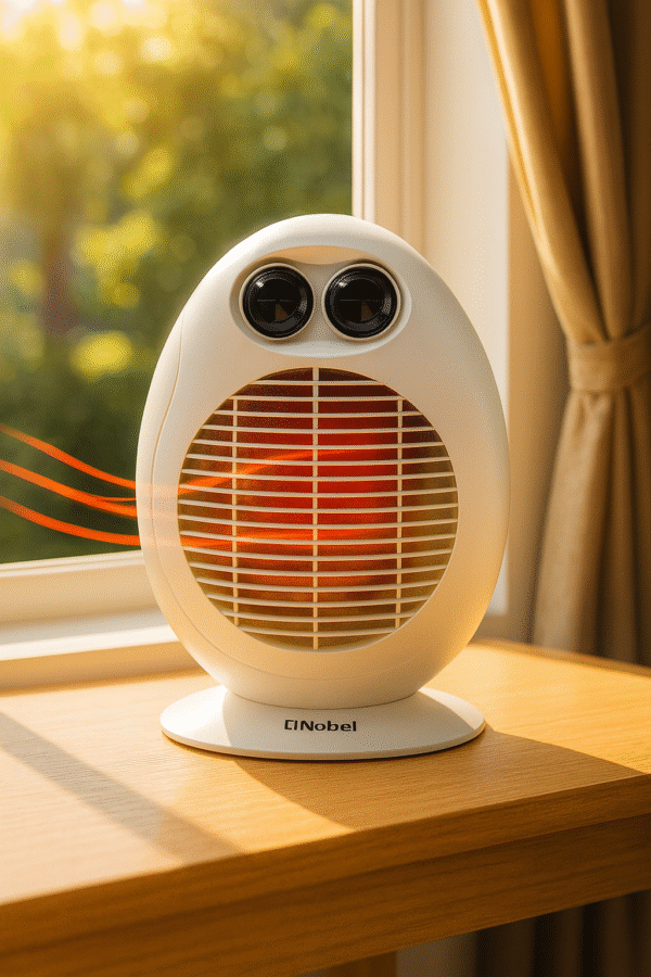 Nobel Fan Heater – Rapid Heating & Compact Design