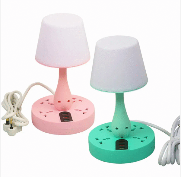 Smart Socket Lamp – Versatile Power Hub with USB Charging