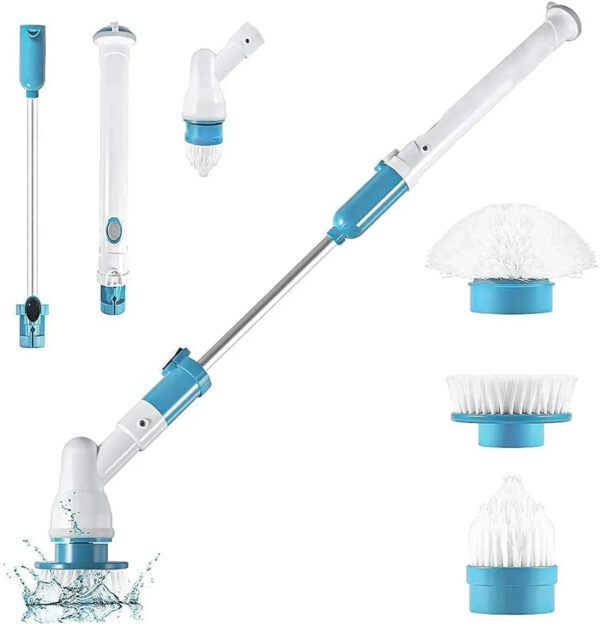 3-in-1 Electric Spin Scrubber | Multi-Surface Power Cleaning Tool