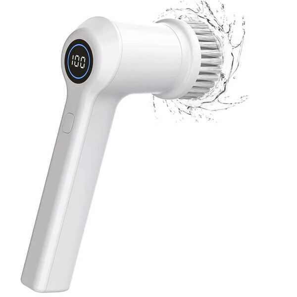 Electric Cleaning Scrubber - IPX7 Waterproof Cordless Scrubber with Digital Display