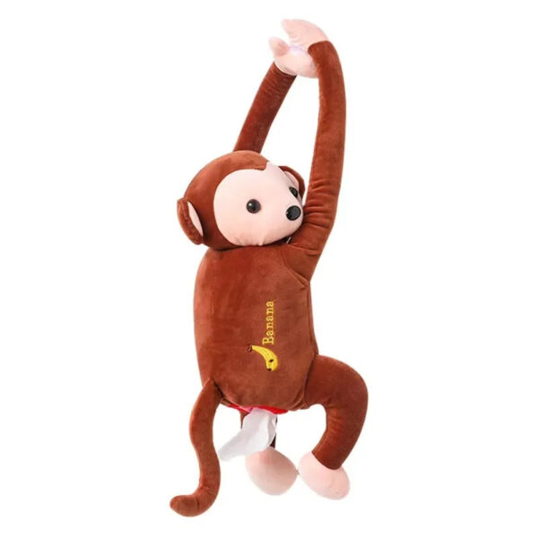 Curious Monkey Long Plush - 25cm Playful & Soft Stuffed Animal for Toddlers