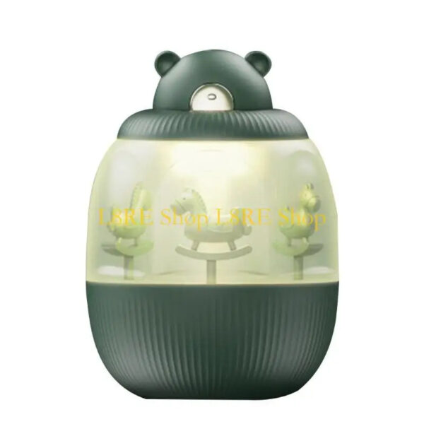 USB Rechargeable Carousel Cool Mist Humidifier with Music