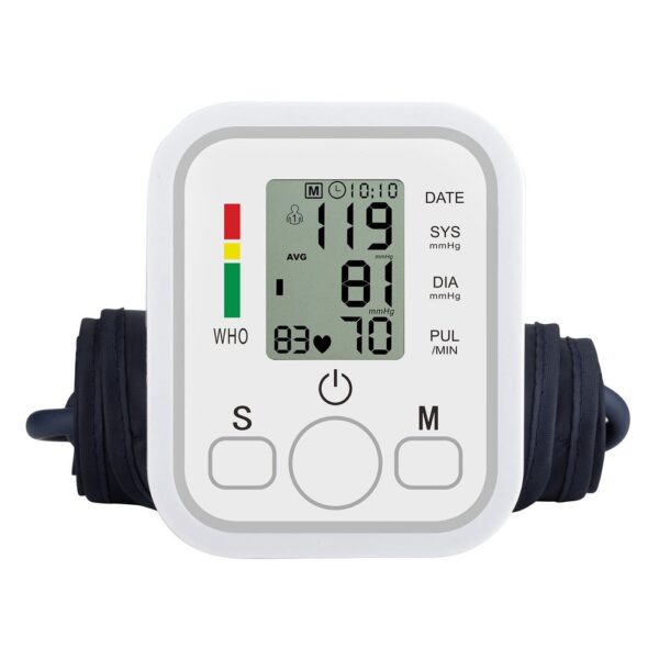 Electronic Blood Pressure Monitor - Arm Type Digital Sphygmomanometer with Memory & Irregular Heartbeat Detection