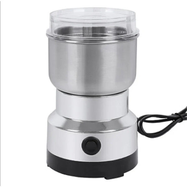 Stainless Steel Electric Grinder - High-Speed One-Touch Spice & Coffee Grinder