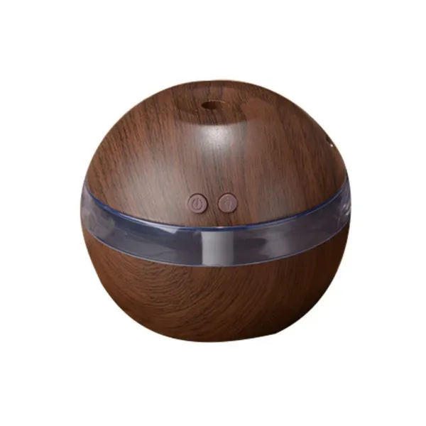 Wood Grain USB Humidifier - 300ml Natural Design