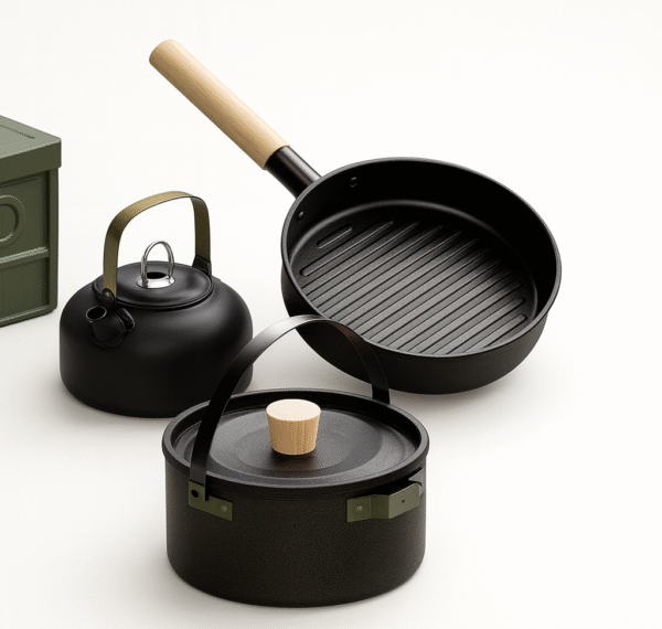 Outdoor Cooking Set – Portable Camping Cookware Kit