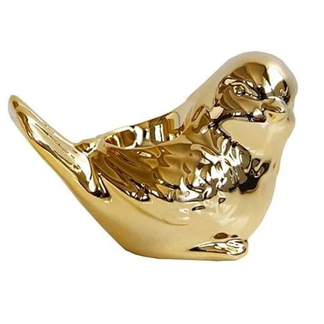 Gold Bird-Shaped Decoration – Elegant Home Accent Piece