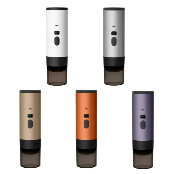 Portable Automatic Coffee Maker – All-in-One Grind & Brew