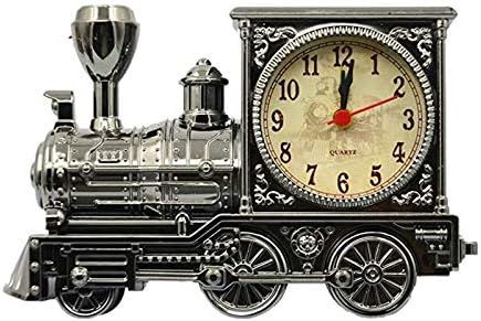 Train-Shaped Clock – Vintage Locomotive Design